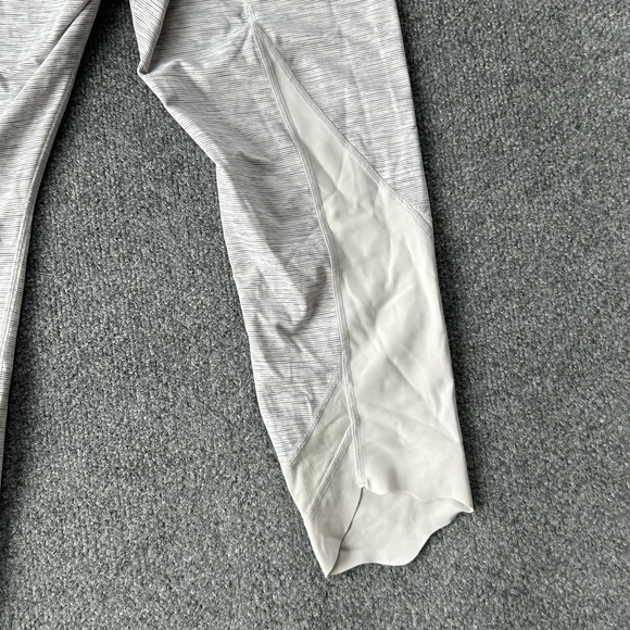 Lululemon Legging Women 12 Wunder Under Scalloped Hem High Rise Crop 32X24 Lulu - Picture 13 of 14